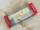 Kwikset Satin Brass San Clemente Door Handleset Keyed Deadbolt & Pismo Knob New. Price: $75.00.