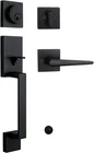 Traditional Keyed Entry Handleset For Single Front Door With Lever Mat New. Price: $125.99.