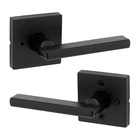 Kwikset 730HFLSQT-514 Halifax Interior Privacy Door Lever Matte Black Reversible Open. Price: $19.99.