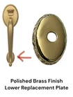 Baldwin 5315-003-00062 Replacement Lower Door Plate Polished Brass Finish Nos Open. Price: $12.99.