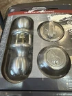Universal Hardware Keyed Entry Deadbolt Set Satin Chrome Single Cylinder UH40054 Open. Price: $20.00.