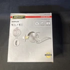Door Lever Deadbolt Combo Pack Satin Nickel Defiant Naples 1009 014 536 New Open. Price: $22.99.