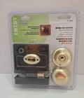 Defender Security Brass/black Bit Key Rim Lockset, Vertical Style, E-2437 New. Price: $17.00.