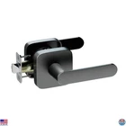 Reversible Matte Black Passage Lever Door Handle For Interior/exterior Use New. Price: $72.12.