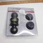 Universal Light Duty Commercial Grade 2 Entry Knob Deadbolt Matte Black UH40106 Open. Price: $32.99.