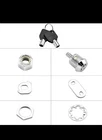 Kitmose Tubular Cam Lock With 5/8" Cylinder And Chrome Finish, Keyed Alike 1 Pac New. Price: $15.27.