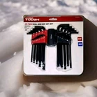 Hyper Tough ,black Oxide Finish 26PC Ball End Hex Key Set ,sae/mm New. Price: $14.43.
