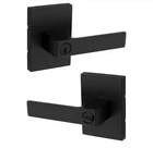 Kwikset Singapore Rectangular Keyed Smartkey Entry Door Handle Matte Black New. Price: $40.00.