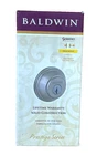 Baldwin Prestige Series Round Deadbolt Smartkey Satin Nickel, 93800-008 Open. Price: $34.99.