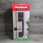 Kwikset Series San Clemente Front Door Handle W/ Interior Halifax Lever Open. Price: $56.99.