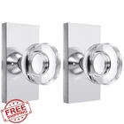 Bonkudoo Chrome Crystal Dummy Door Knobs 2 Pack New. Price: $55.99.
