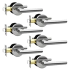 Orger 6 Pack Privacy Interior Door Handles For Bathroom Bedroom, Stain Ni... New. Price: $130.46.