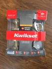 Kwikset Signature Series Pismo Entry Knob Deadbolt Satin Nickel 99910-069 New. Price: $45.00.