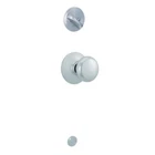 Schlage Plymouth Interior Knob With Deadbolt, Brushed Chro New. Price: $95.00.