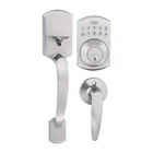 Door Lock Electronic Handle Set Deadbolt Keyless Keypad Lever Security Remotes New. Price: $151.62.