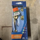 Schlage Plymouth Entrance Handleset F60 505 605 In Bright Brass Open Box. Price: $42.99.