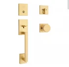 Kwikset San Clemente Single Cylinder Door Handleset W/square Pismo Knob New. Price: $135.00.
