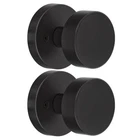 Naubea 2 Pack Matte Black Door Knob Interior, Dummy, New. Price: $48.64.
