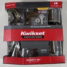 Kwikset 991 Tustin Entry Lever & Combo Pack Door Lock Knob Key Satin Nickel Read New. Price: $85.49.