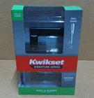 Kwikset Hall & Closet Door Handle Halifax Matte Black New. Price: $926.00.