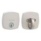 Kwikset Midtown Satin Nickel Single Cylinder Deadbolt Smartkey Modern Rose New. Price: $15.99.