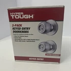 Hyper Tough Keyed Entry Locking Doorknobs Stainless Steel Finish 2-PACK New. Price: $19.99.
