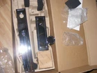 Baldwin Hollywood Hills Full Plate Dummy Door Handleset With Interior K008 Knob Open. Price: $134.55.