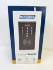 New Schlage BE375 Century Matte Black Electronic Touch Keyless Deadbolt C2. Price: $79.99.