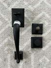Baldwin Full Dummy Napa Handleset Satin Black Finish 9BR1820-302 (incomplete) Open. Price: $68.00.