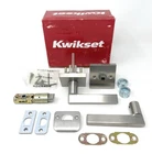 Kwikset 91540-001 Halifax Door Handle Lever Satin Nickel Open Box. Price: $27.99.