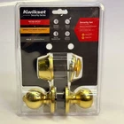 Kwikset Keyed Entry W/ Single Cylinder Deadbolt Polo Polished Brass 96900-250 New. Price: $16.80.