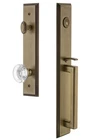 Grandeur Cardgrbor Eset 234 Carre Solid Brass Rose Keyed Entry - New. Price: $787.50.