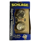 Schlage Brass B360NV 4 609 Deadbolt Keyed Professional Grade Antique New. Price: $26.99.