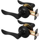 Rafeciee Passage Door Keyless Closet Handles Interior Wave Lever New. Price: $72.58.