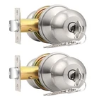 Probrico 2 Pack Keyed Alike Entry Door Knobs With Lock And Ball Ha New. Price: $35.99.