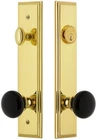 Grandeur Carcov Tp Eset 234 Carre Solid Brass Rose Tall Plate - New. Price: $576.00.