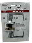 Commercial Keyed Entry Door Lever Satin Chrome Universal Hardware UH40049 New. Price: $22.95.
