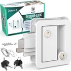 Latch.it White Rv Door Lock Replacement Metal Handle Fits 2.75X3.75IN, 4 Keys New. Price: $50.81.