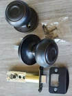 Faultless Fancy Mushroom Bronze Passage Door Knob. Open. Price: $20.99.