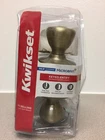 Kwikset 94002-827 Tylo Antique Brass Entry Knobs 1-3/4 In Open. Price: $17.43.