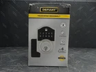 Defiant Castle Satin Nickel Compact Touch Electronic Single Cylinder Deadbolt Used. Price: $23.99.