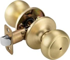 Ncsen Building Hardware Interior Door Knob With Lock Coastal Style - Satin Brass New. Price: $9.99.