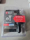 Kwikset Hollis Round Rose Matte Black Keyed Entry Door Handle Smartkey 94050-691 New. Price: $34.99.