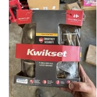 Kwikset Smartkey Security Entry Door Lock Brass Metal Keyed Easy Install Open. Price: $30.00.