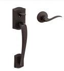 Kwikset Prescott Front Door Entry Handleset Exterior Separate Deadbolt Include Open. Price: $95.00.