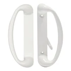 Built Industrial Sliding Glass Door Handle & Lock - Mortise Style White Diecast, New. Price: $54.09.