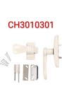 Larson Georgian White Lever Storm Door Latch CH3010301 New. Price: $32.95.