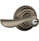Schlage F51A Chp 620 Accent Lever Keyed Entry Doorknob Antique Pewter New. Price: $35.00.