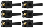 6 Pack Matte Black Door Handles Privacy Levers, Keyless Interior Kn... New. Price: $87.87.