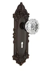 Nostalgic Warehouse Victorian Plate & Interior Crystal Door Knob Open. Price: $126.49.